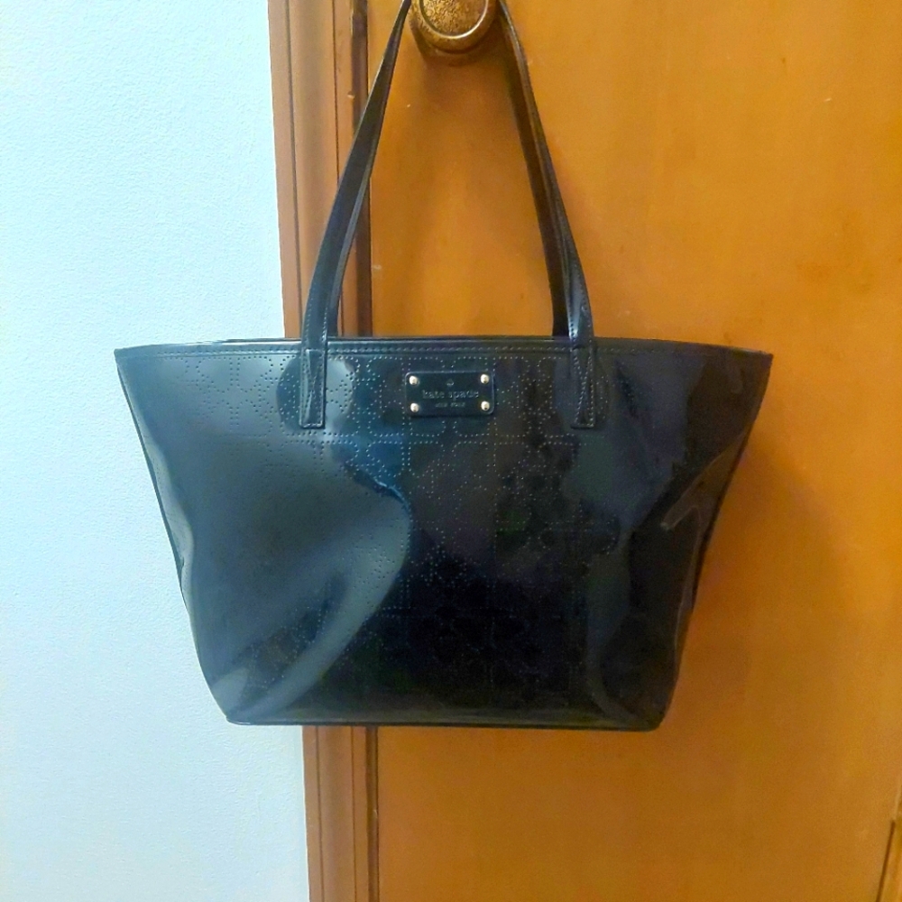 Kate Spade Black Patent shoulder bag